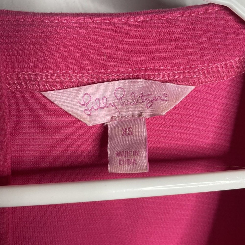 Lilly Pulitzer Lina Dress Women’s XS Shift Bright Pink - Picture 4 of 9